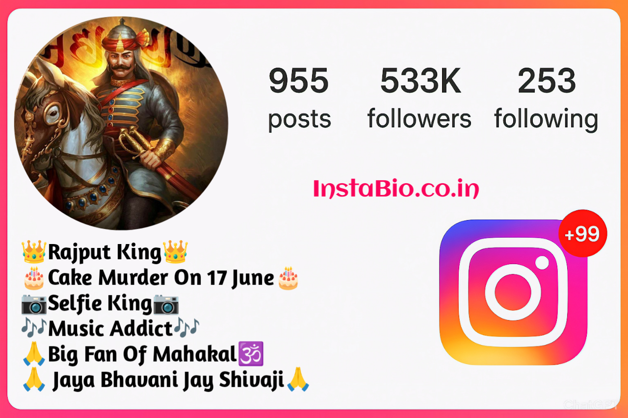 Best Cool Rajput Instagram Bio For Boys Girls