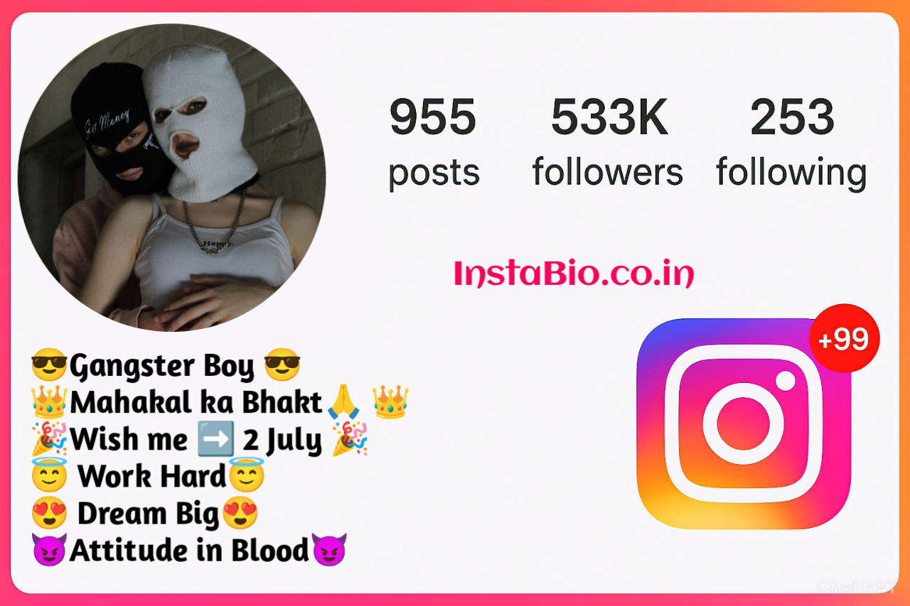 Gangster Bio For Instagram Copy And Paste