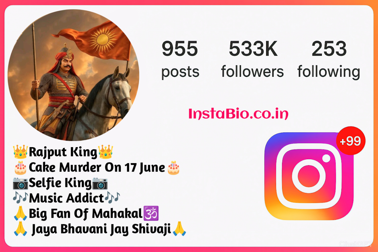 Instagram Bio For Rajput Boys