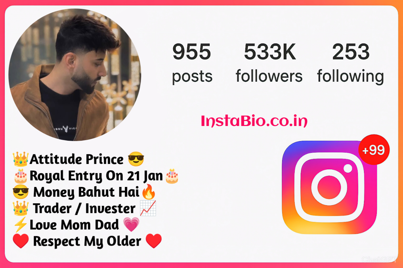 Stylish Instagram Bio for Boys
